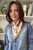 Birdie Triangle Silk Neckerchief - 